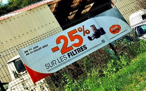 Profitez de -25% sur tous les filtres !